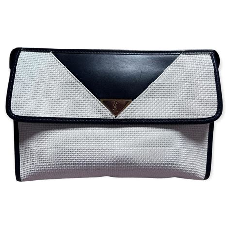 zainetto donna bianco yves saint laurent|Pochette YVES SAINT LAURENT da Donna .